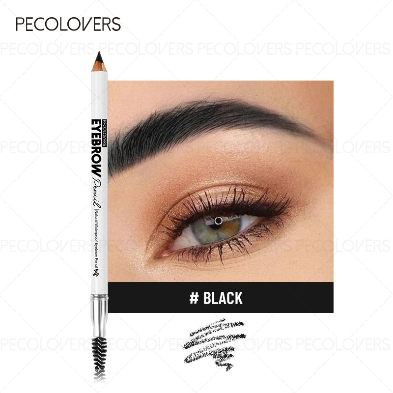 1PC Eyebrow Pencil, Fill Eyebrow Gaps, Waterproof and Sweatproof, Long-lasting, Hair-fluid Eyebrows, Eyebrow Cosmetics
