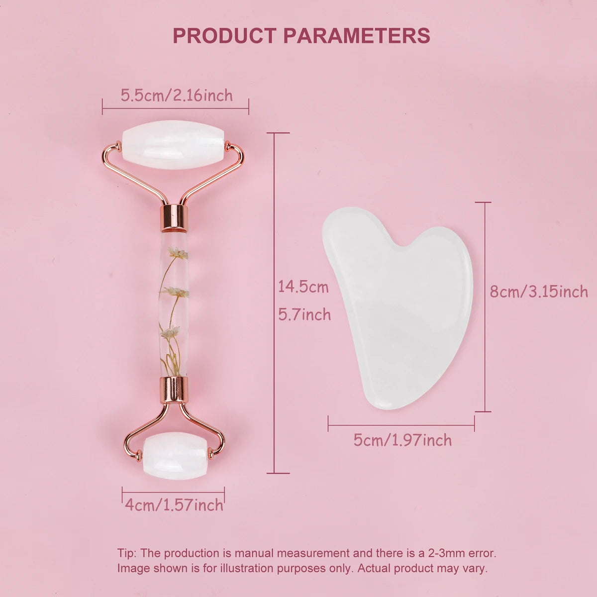Gua Sha&Jade Roller Set Natural Jade Massager For Face Neck Body Care Beauty Health Skin Care Tools Facial Slim Lift Scraping