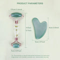 Gua Sha&Jade Roller Set Natural Jade Massager For Face Neck Body Care Beauty Health Skin Care Tools Facial Slim Lift Scraping