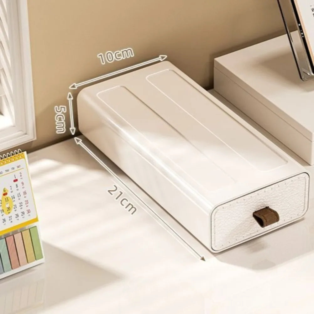 Cream Style Desktop Organizer Living Room Sundry Items Organizer Boxes Desktop Makeup Organizer Stationery Organizers Gift