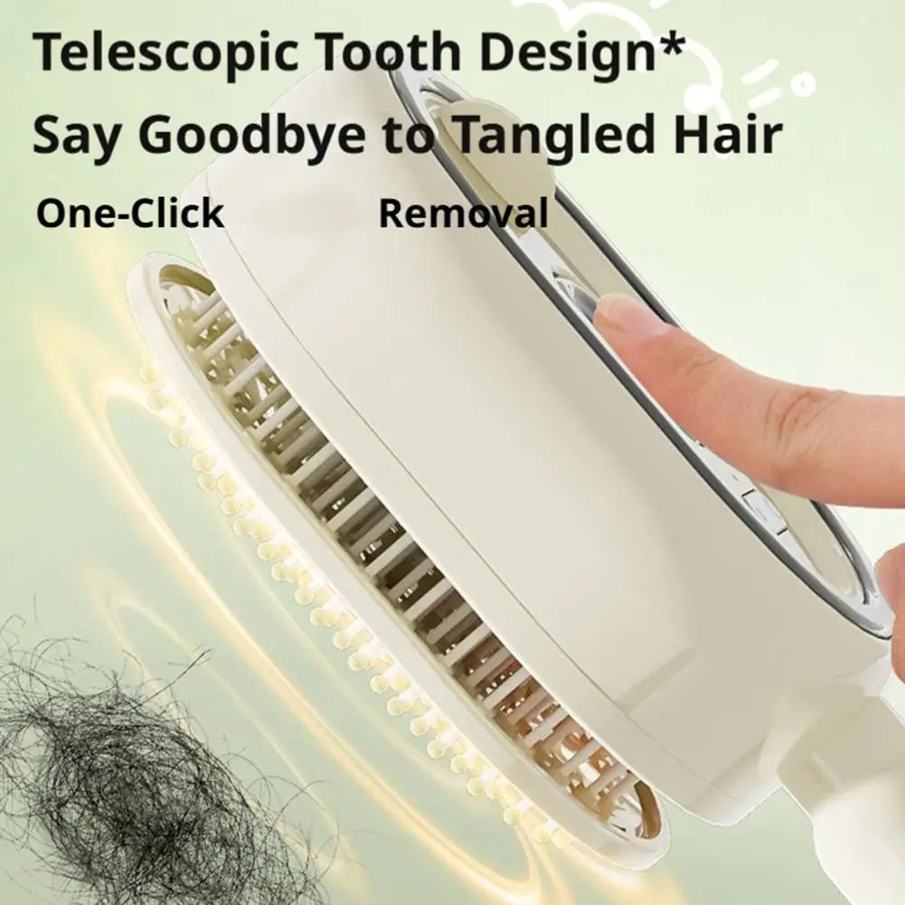 Electric Spray Hair Brush with Water Spray, Steam Essential Oil Brush, Rechargeable, Reduce Frizz Anti-Static, Hair Styling Care